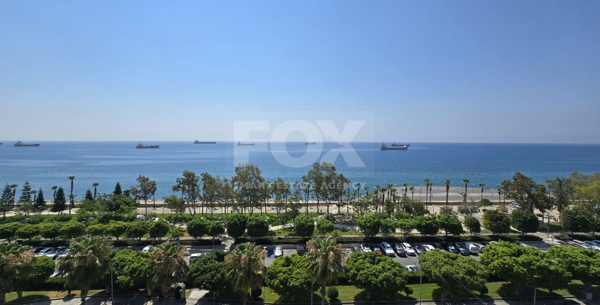 Three-Bedroom Seafront Apartment for Rent | Prime Limassol Coastal Road