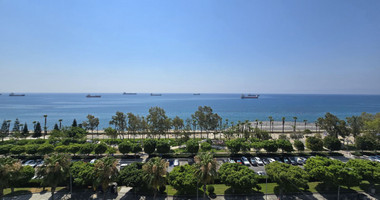 Three-Bedroom Seafront Apartment for Rent | Prime Limassol Coastal Road