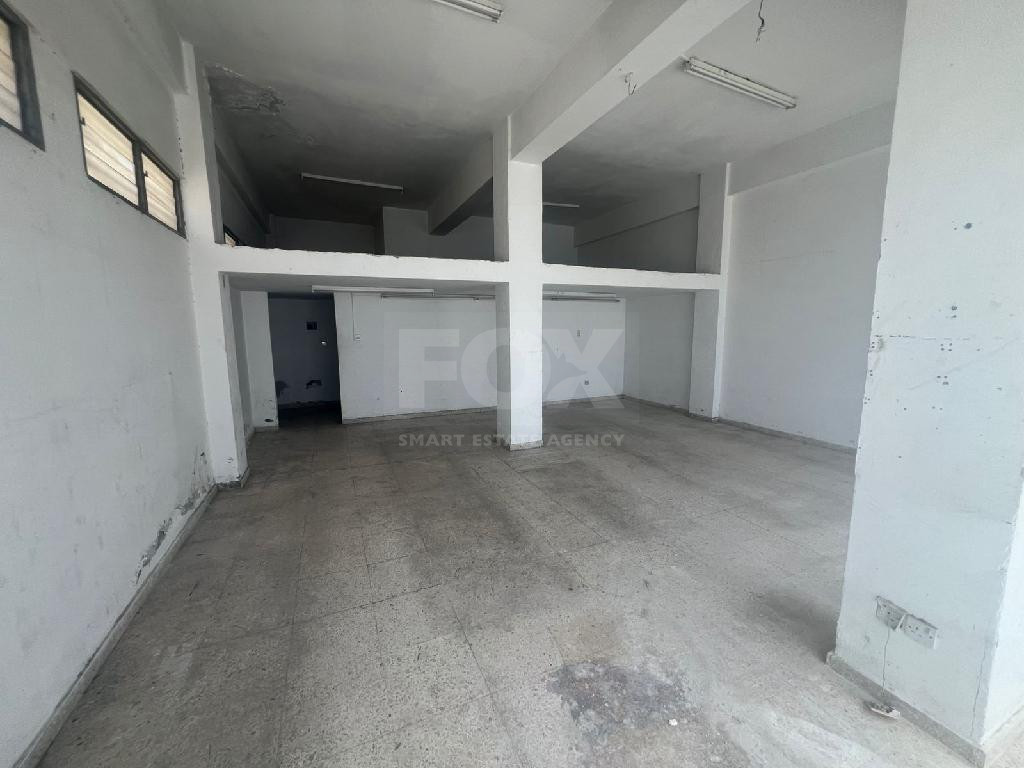 FOR SALE: Commercial Shop with Mezzanine in Omonoia, Limassol