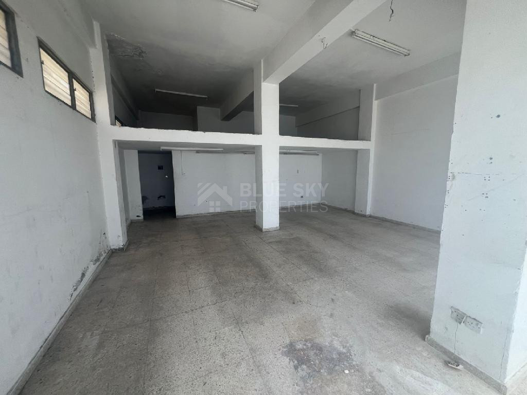 FOR SALE: Commercial Shop with Mezzanine in Omonoia, Limassol