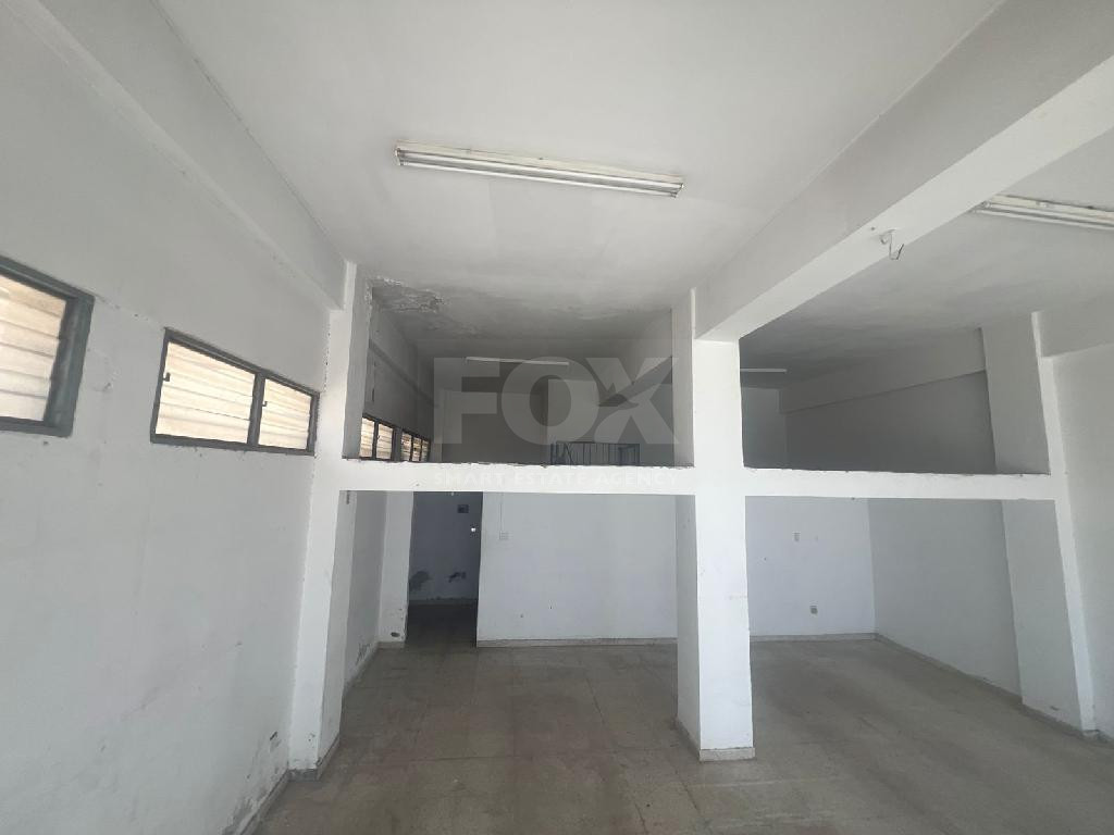 FOR SALE: Commercial Shop with Mezzanine in Omonoia, Limassol