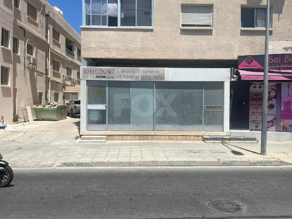 FOR SALE: Commercial Shop with Mezzanine in Omonoia, Limassol