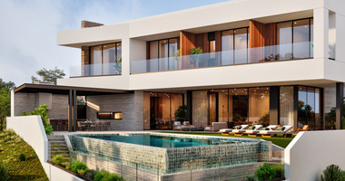 Ultra-Luxury Contemporary Mansion with Panoramic Sea & City Views | Paniotis, Limassol