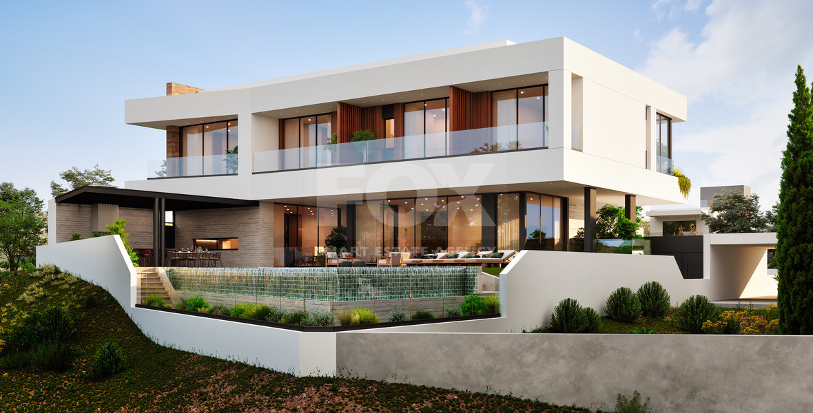 Ultra-Luxury Contemporary Mansion with Panoramic Sea & City Views | Paniotis, Limassol