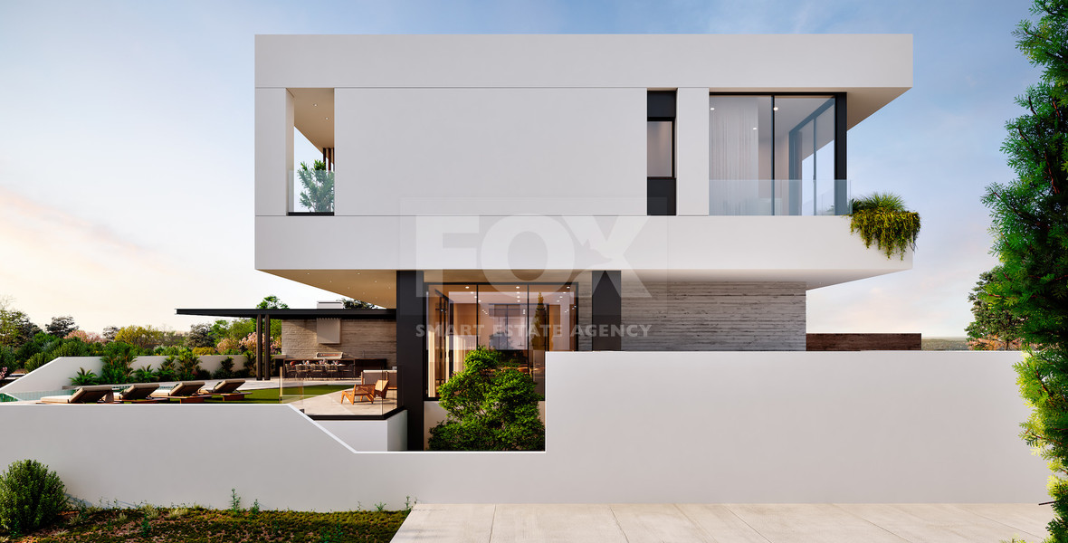 Ultra-Luxury Contemporary Mansion with Panoramic Sea & City Views | Paniotis, Limassol