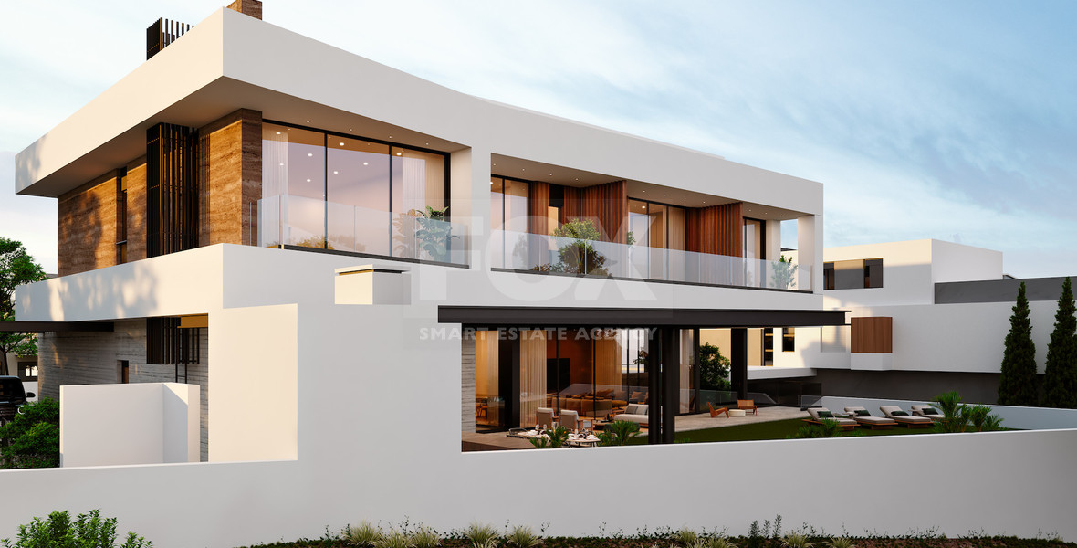Ultra-Luxury Contemporary Mansion with Panoramic Sea & City Views | Paniotis, Limassol