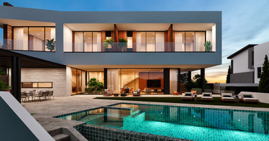 Ultra-Luxury Contemporary Mansion with Panoramic Sea & City Views | Paniotis, Limassol