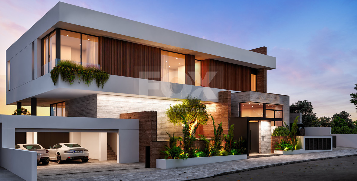 Ultra-Luxury Contemporary Mansion with Panoramic Sea & City Views | Paniotis, Limassol