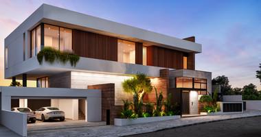 Ultra-Luxury Contemporary Mansion with Panoramic Sea & City Views | Paniotis, Limassol