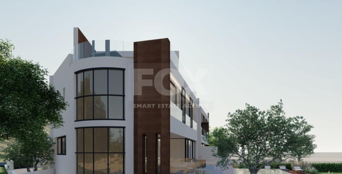 Rare Beachfront Opportunity : Prime Plot with Plans for two Luxury Villas in Kissonerga