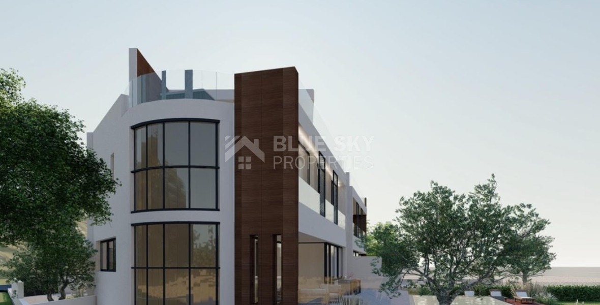 Rare Beachfront Opportunity : Prime Plot with Plans for two Luxury Villas in Kissonerga