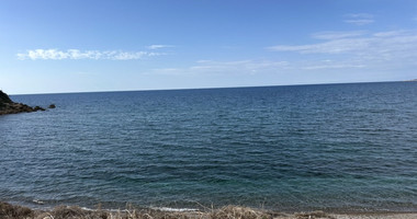 Rare Beachfront Opportunity : Prime Plot with Plans for two Luxury Villas in Kissonerga