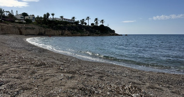 Rare Beachfront Opportunity : Prime Plot with Plans for two Luxury Villas in Kissonerga