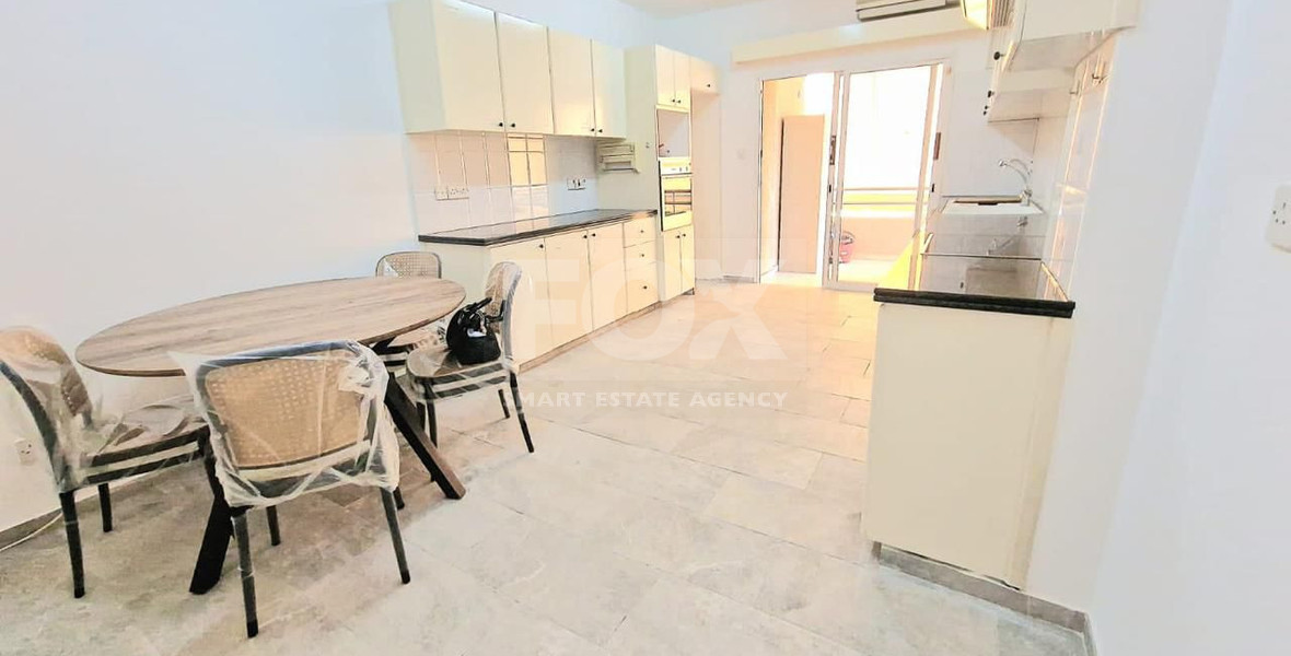 Spacious and Warm Three Bedroom Apartment for Rent a Few Steps from the Seafront in Neapoli
