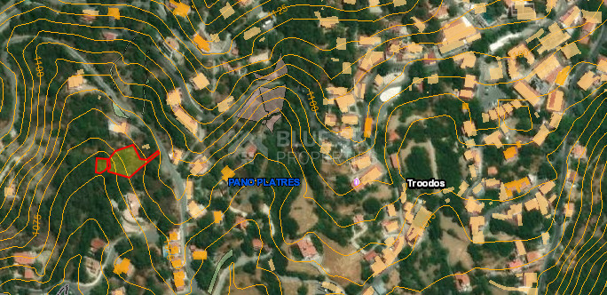 Large Building Plot 1684 m2 in Lush Pano Platres