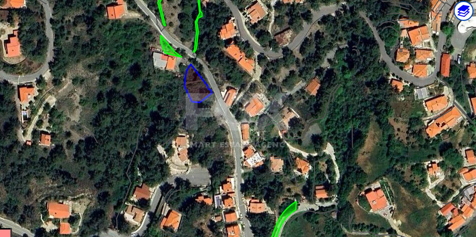 Large Building Plot 1684 m2 in Lush Pano Platres