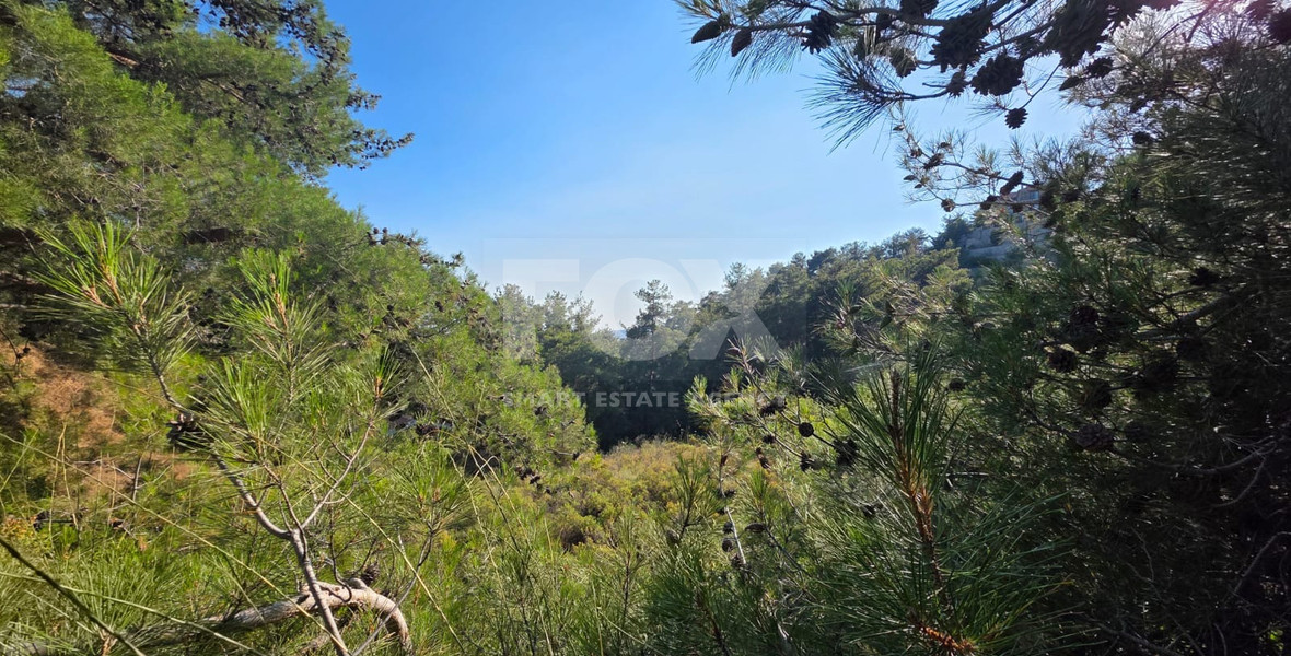 Large Building Plot 1684 m2 in Lush Pano Platres