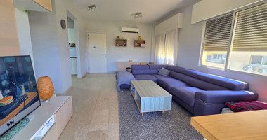 Fully Furnished Two Bedroom Apartment near the sea for Rent in Germasogeia Tourist Area | 90m² with Balcony & Elevator