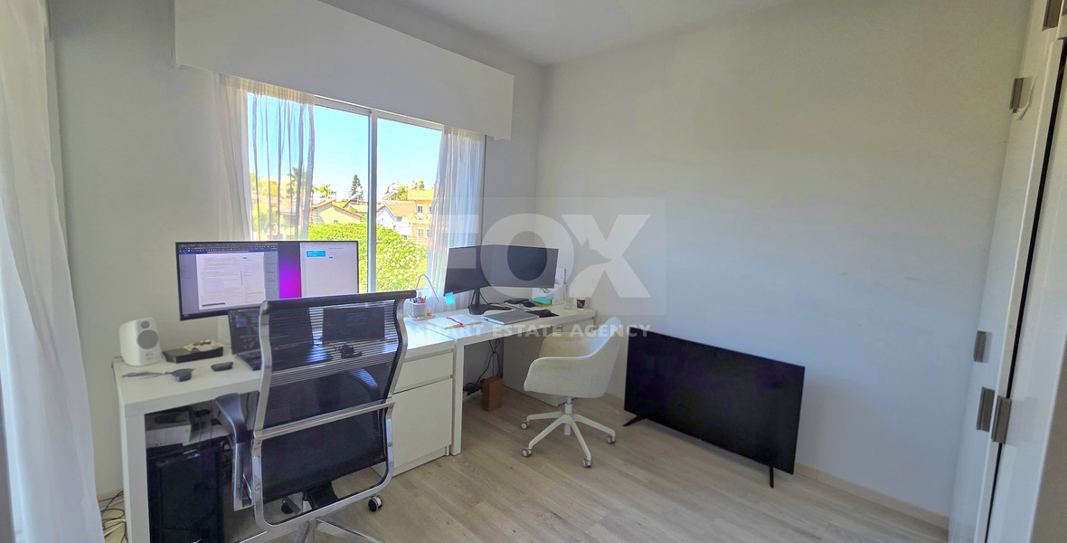 Fully Furnished Two Bedroom Apartment near the sea for Rent in Germasogeia Tourist Area | 90m² with Balcony & Elevator