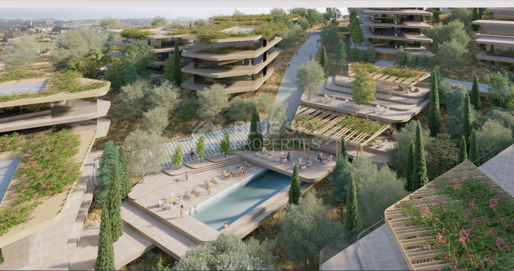 Luxury three bedroom  Contemporary apartment  in Agia Marinouda, Paphos