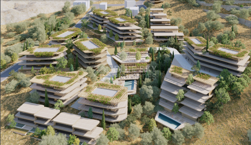 Luxury three bedroom  Contemporary apartment  in Agia Marinouda, Paphos