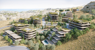 Luxury three bedroom  Contemporary apartment  in Agia Marinouda, Paphos
