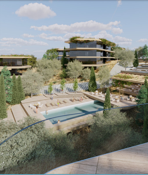 Luxury three bedroom  Contemporary apartment  in Agia Marinouda, Paphos