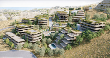 Luxury three bedroom  Contemporary apartment  in Agia Marinouda, Paphos
