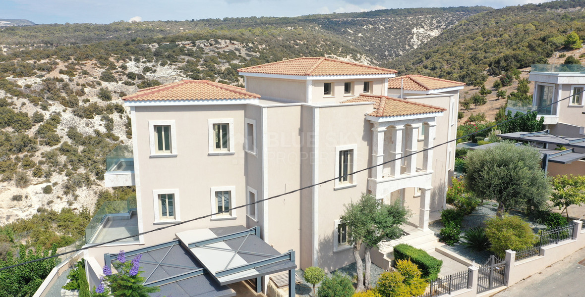 Exclusive Five-Bedroom Villa for Sale with Sea and Mountain Views in Paphos