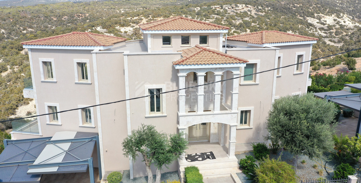 Exclusive Five-Bedroom Villa for Sale with Sea and Mountain Views in Paphos