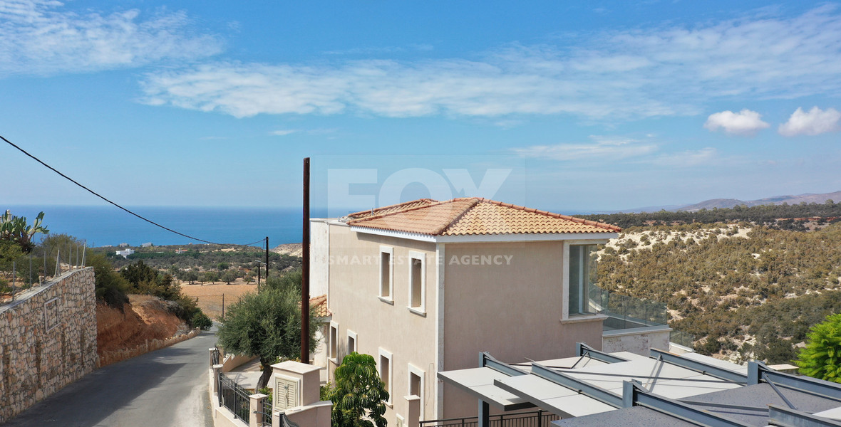 Luxury five Bedroom completed House for Sale in Peyia, Paphos – Stunning Sea Views