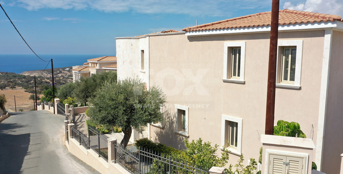 Luxury five Bedroom completed House for Sale in Peyia, Paphos – Stunning Sea Views