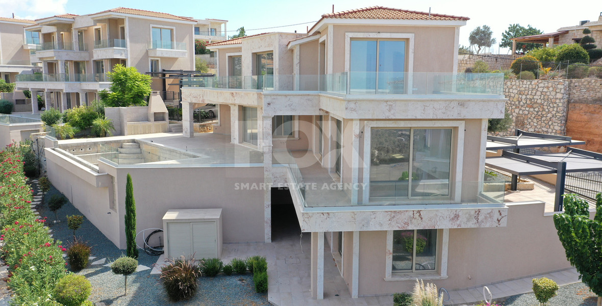 Luxury five Bedroom completed House for Sale in Peyia, Paphos – Stunning Sea Views