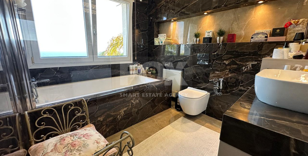 Elegant Four-Bedroom Luxury Detached Villa with Sea Views | Agios Tychon Tourist Area