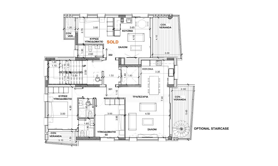 Modern three bedroom Duplex Apartment for Sale in Kato Paphos