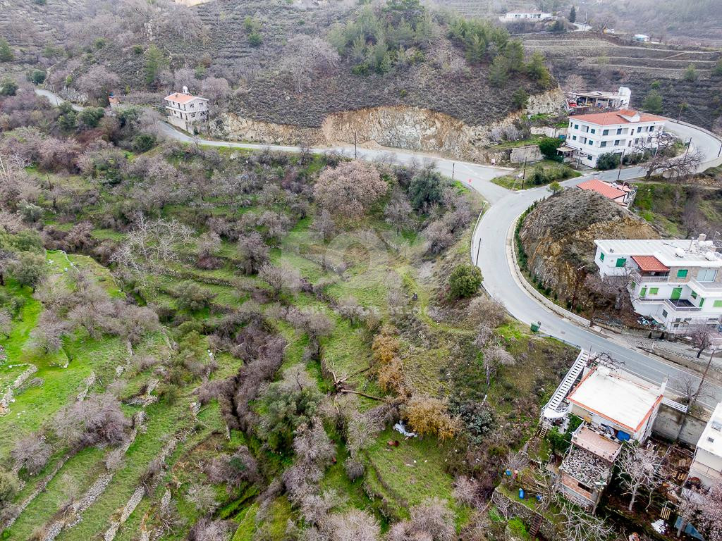 Residential Plot for Sale in Agros, Limassol – 669 m² with 90% Building Density