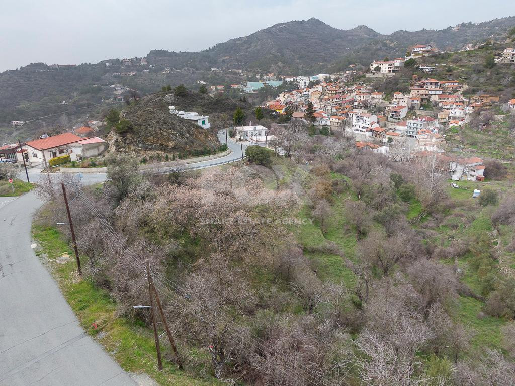 Residential Plot for Sale in Agros, Limassol – 669 m² with 90% Building Density
