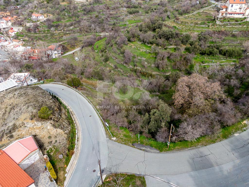 Residential Plot for Sale in Agros, Limassol – 669 m² with 90% Building Density