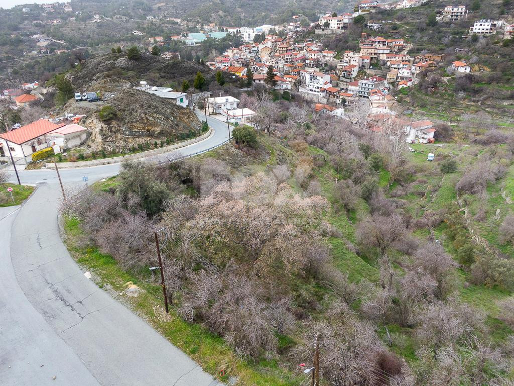Residential Plot for Sale in Agros, Limassol – 669 m² with 90% Building Density
