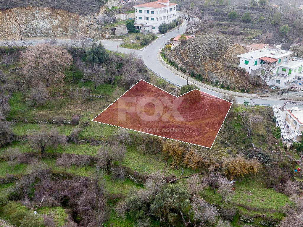 Residential Plot for Sale in Agros, Limassol – 669 m² with 90% Building Density