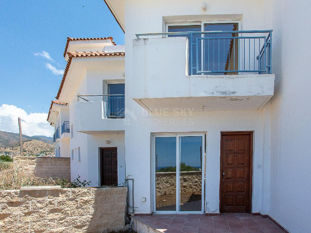 A two-bedroom house for sale in Argaka, Paphos, offering verandas, rooftop terrace, and excellent potential for permanent living, holidays, or rental investment.