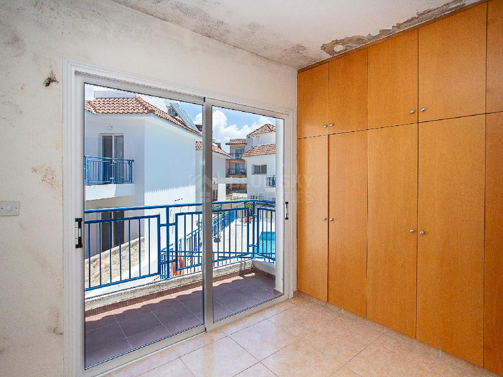 A two-bedroom house for sale in Argaka, Paphos, offering verandas, rooftop terrace, and excellent potential for permanent living, holidays, or rental investment.
