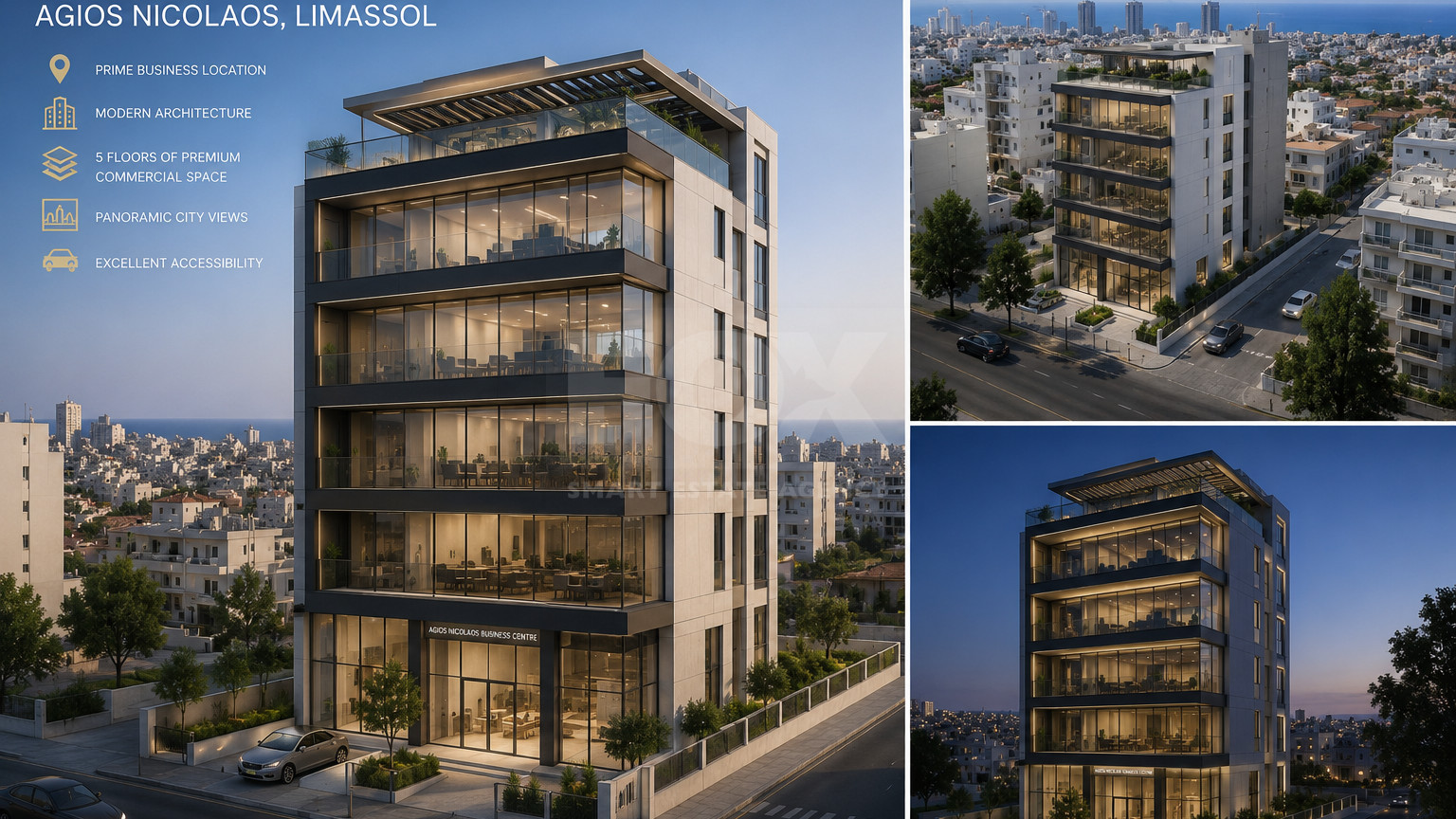 Prime Commercial Building Plot for Sale in Agios Nicolaos, Limassol | 335 m² | 160% Building Density | 5 Floors | Panoramic Views | High-Investment Opportunity