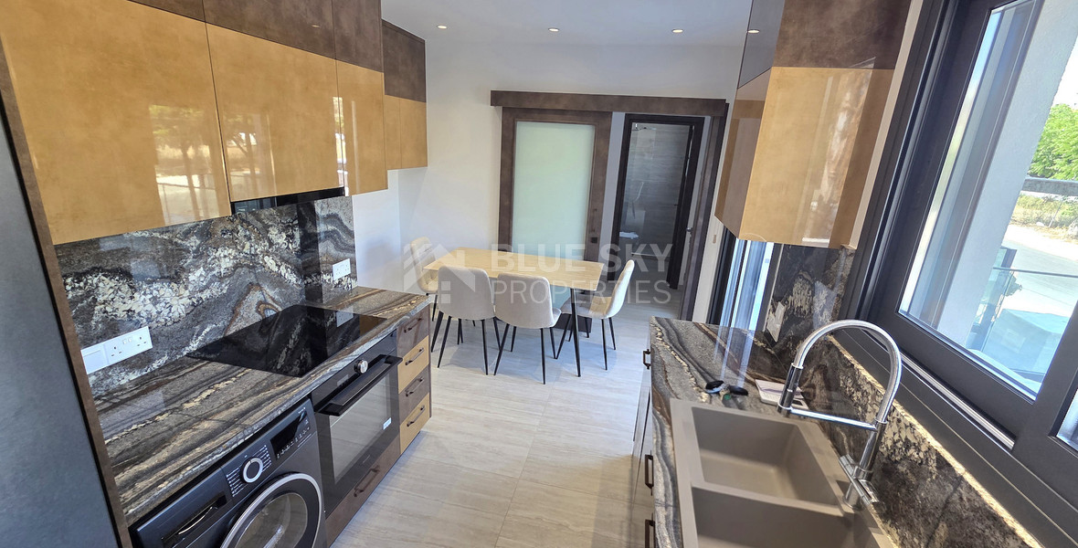 Exclusive Two-Bedroom Apartment | Fully Renovated | Large 20m² Veranda | Walk to the Beach | Germasogeia, Limassol