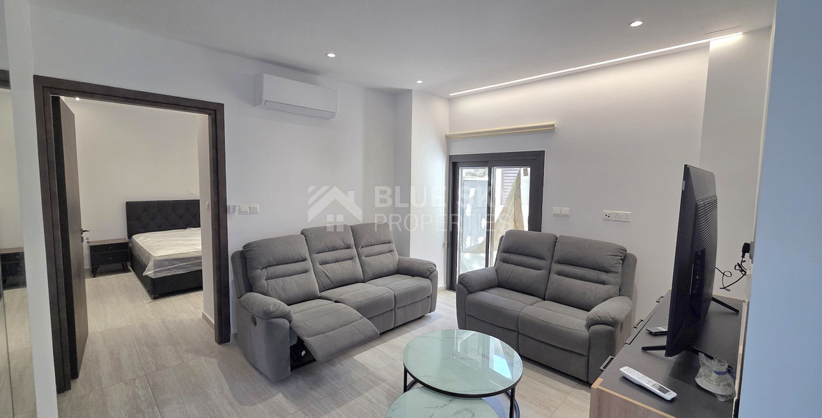 Exclusive Two-Bedroom Apartment | Fully Renovated | Large 20m² Veranda | Walk to the Beach | Germasogeia, Limassol