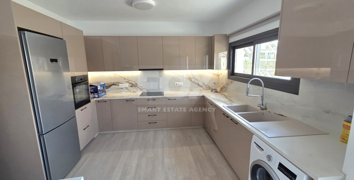 Live Steps from the Sea | Stunning Fully Renovated 3-Bedroom Apartment for rent | Germasogeia, Limassol