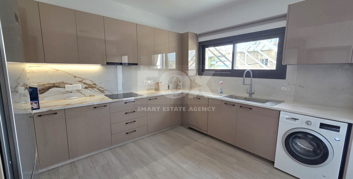 Live Steps from the Sea | Stunning Fully Renovated 3-Bedroom Apartment for rent | Germasogeia, Limassol