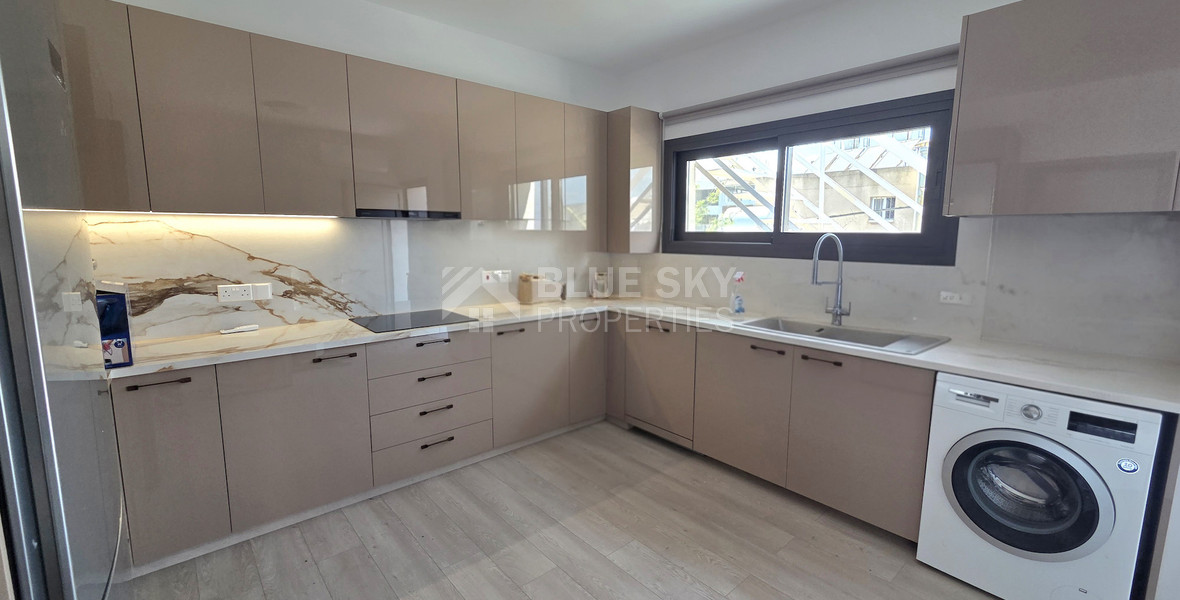 Live Steps from the Sea | Stunning Fully Renovated 3-Bedroom Apartment for rent | Germasogeia, Limassol