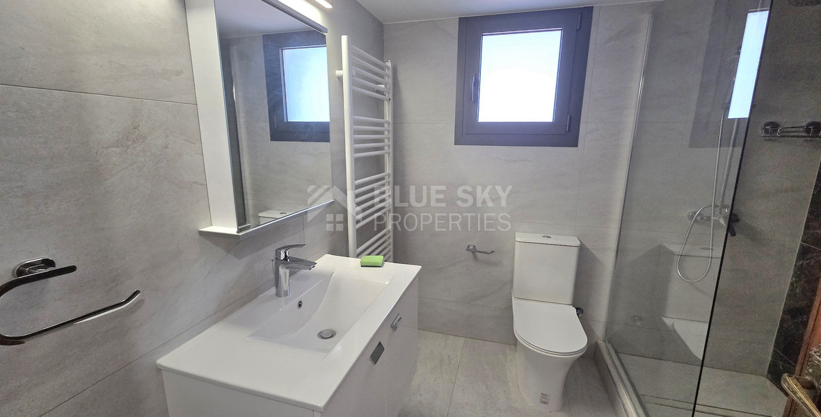 Live Steps from the Sea | Stunning Fully Renovated 3-Bedroom Apartment for rent | Germasogeia, Limassol