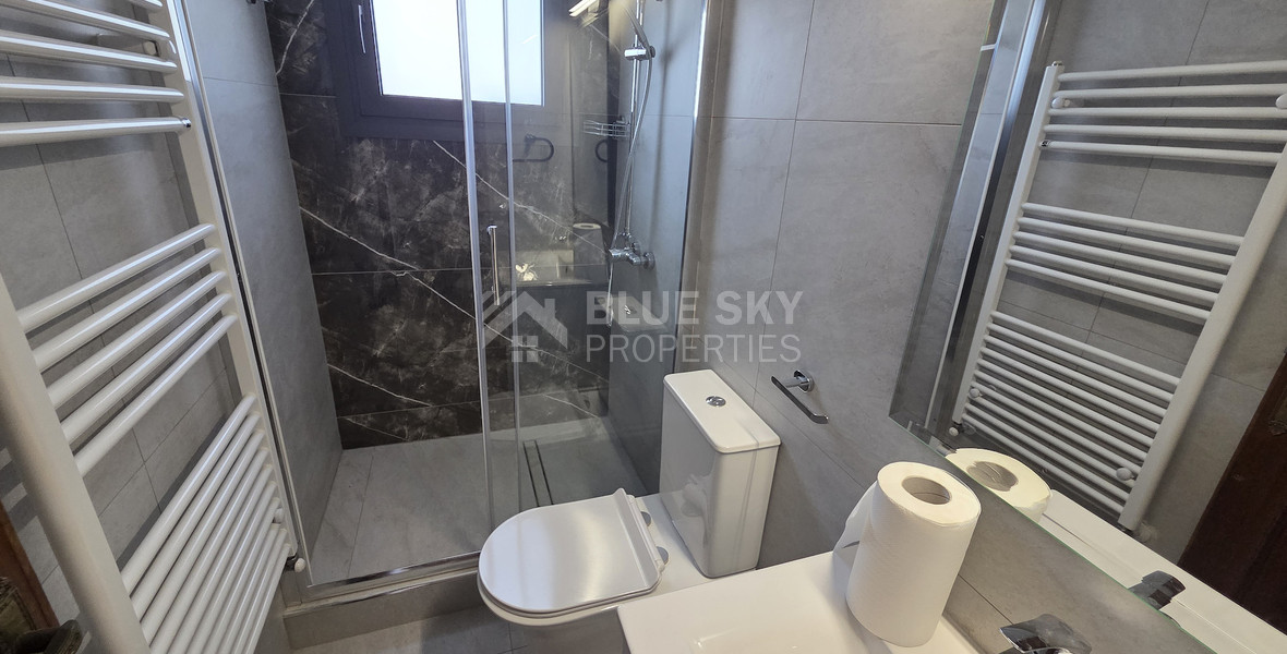 Live Steps from the Sea | Stunning Fully Renovated 3-Bedroom Apartment for rent | Germasogeia, Limassol